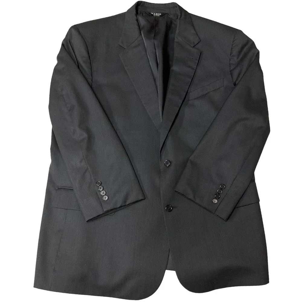 Jos. A. Bank Men's Signature Collection Pinstripe Wool Suit Jacket Blazer Sz 48R